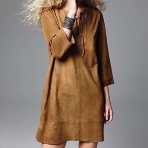 Joie Camarillo Suede Mini Dress